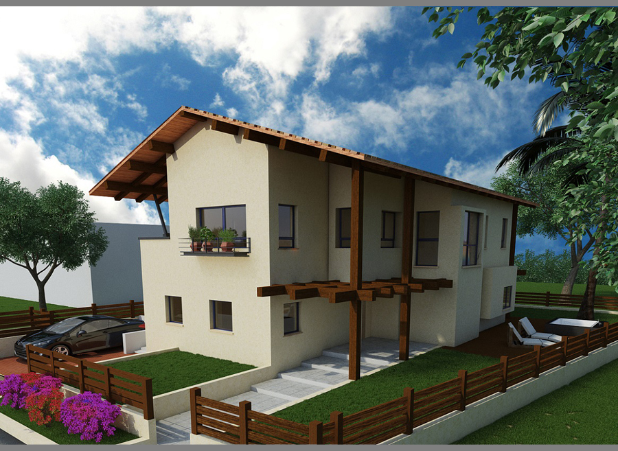 כפר ויתקין - חזית קדמית