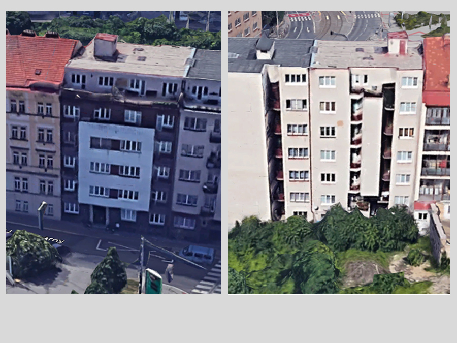 חזיתות מגוגל ארץ